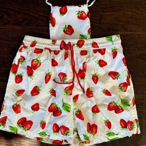 Kiwi by St Tropez Strawberry Mens Swim Shorts